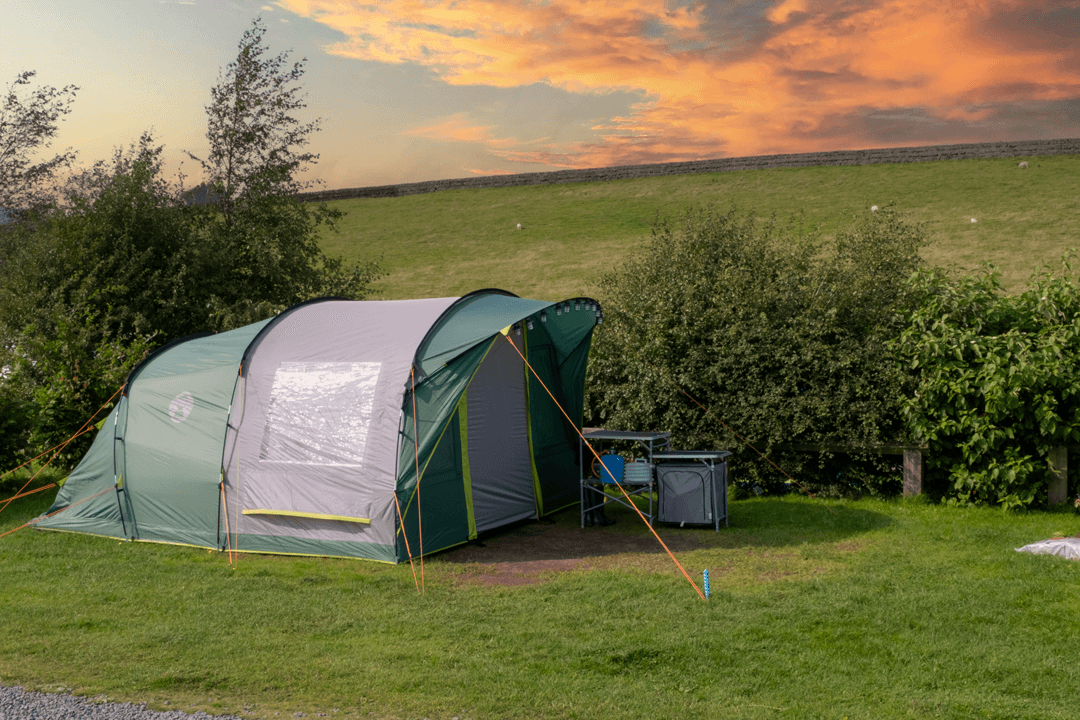 Upper tent pitches